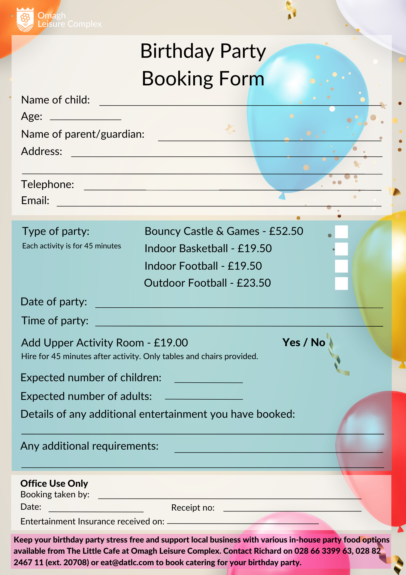 Birthday Party Booking Form 2022 (7)